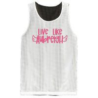 Live Like Aubreigh Mesh Reversible Basketball Jersey Tank