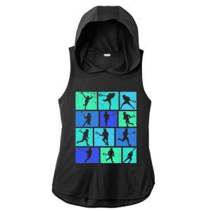 Lacrosse Ladies PosiCharge Tri-Blend Wicking Draft Hoodie Tank