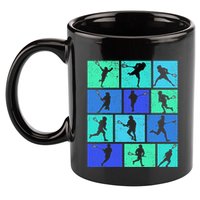 Lacrosse 11oz C Handle Ceramic Mug