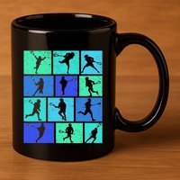 Lacrosse 11oz C Handle Ceramic Mug