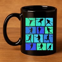 Lacrosse 11oz C Handle Ceramic Mug