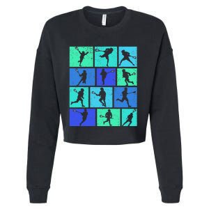 Lacrosse Cropped Pullover Crew