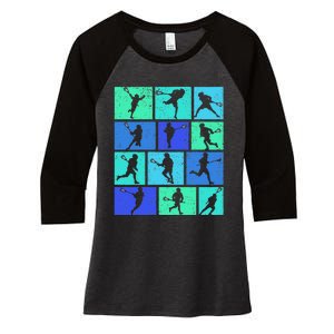 Lacrosse Women's Tri-Blend 3/4-Sleeve Raglan Shirt