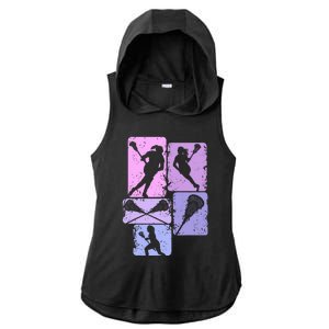 Lacrosse Ladies PosiCharge Tri-Blend Wicking Draft Hoodie Tank