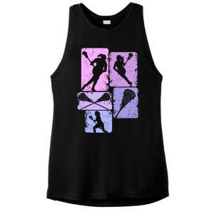 Lacrosse Ladies PosiCharge Tri-Blend Wicking Tank