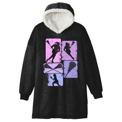 Lacrosse Hooded Wearable Blanket