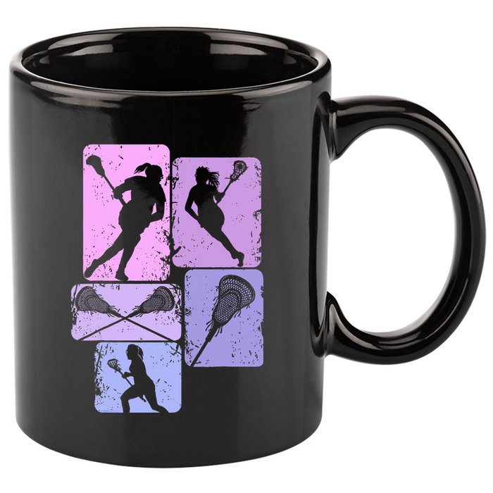 Lacrosse 11oz C Handle Ceramic Mug