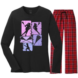 Lacrosse Women's Long Sleeve Flannel Pajama Set 