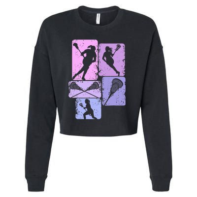 Lacrosse Cropped Pullover Crew