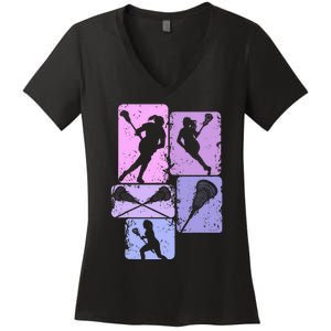 Lacrosse Women's V-Neck T-Shirt