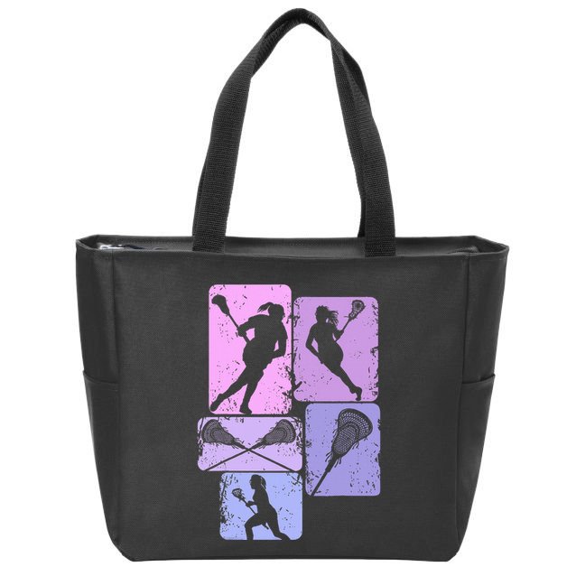 Lacrosse Zip Tote Bag