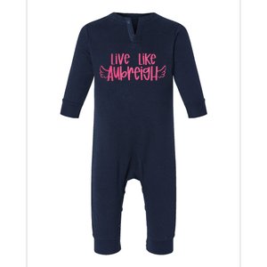 Live Like Aubreigh Infant Fleece One Piece