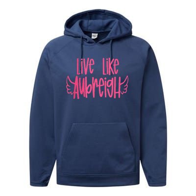 Live Like Aubreigh Performance Fleece Hoodie