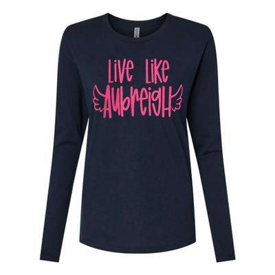 Live Like Aubreigh Womens Cotton Relaxed Long Sleeve T-Shirt