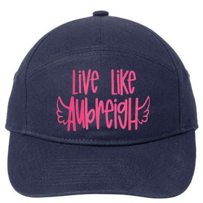 Live Like Aubreigh 7-Panel Snapback Hat