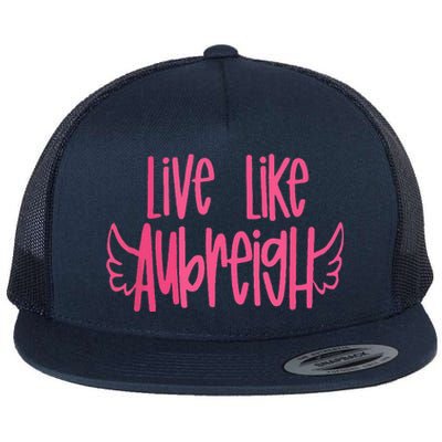 Live Like Aubreigh Flat Bill Trucker Hat