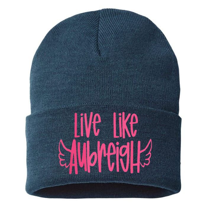 Live Like Aubreigh Sustainable Knit Beanie