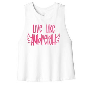 Live Like Aubreigh Women's Racerback Cropped Tank