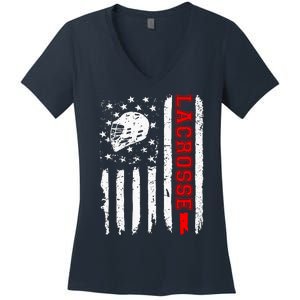 Lacrosse Women's V-Neck T-Shirt