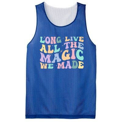 Long Live All The Magic We Made Retro Vintage Mesh Reversible Basketball Jersey Tank