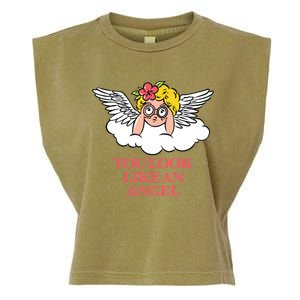 Look Like Angel Garment-Dyed Women's Muscle Tee