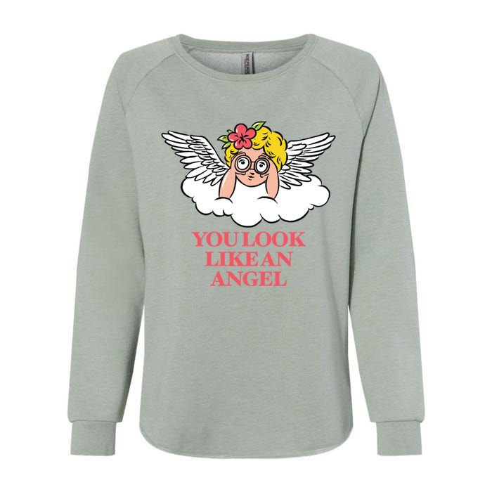 Look Like Angel Womens California Wash Sweatshirt