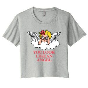 Look Like Angel Women's Crop Top Tee