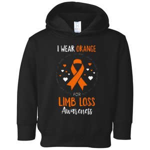 Limb Loss Awareness Ribbon Toddler Hoodie