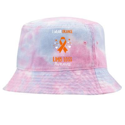 Limb Loss Awareness Ribbon Tie-Dyed Bucket Hat