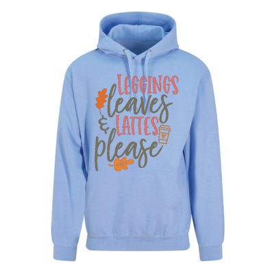 Leggings Leaves And Lattes Please Funny Pumpkin Spice Lovers Great Gift Unisex Surf Hoodie