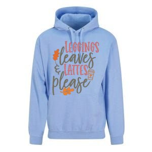 Leggings Leaves And Lattes Please Funny Pumpkin Spice Lovers Cute Gift Unisex Surf Hoodie