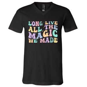 Long Live All The Magic We Made Retro V-Neck T-Shirt