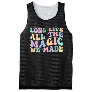 Long Live All The Magic We Made Retro Mesh Reversible Basketball Jersey Tank