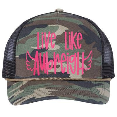 Live Like Aubreigh Retro Rope Trucker Hat Cap