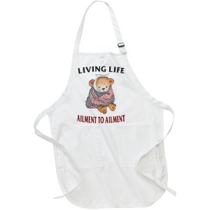 Living Life Ailment To Ailment Full-Length Apron With Pockets