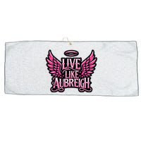 Live Like Aubreigh Large Microfiber Waffle Golf Towel