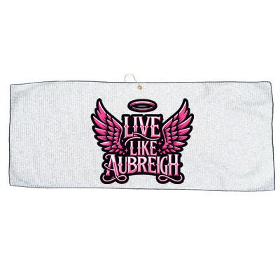 Live Like Aubreigh Large Microfiber Waffle Golf Towel