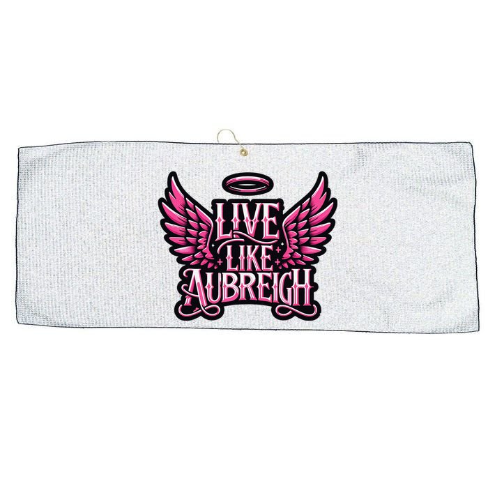 Live Like Aubreigh Large Microfiber Waffle Golf Towel