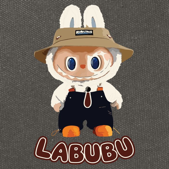 Labubu Cotton Canvas Backpack