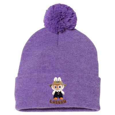 Labubu Pom Pom 12in Knit Beanie