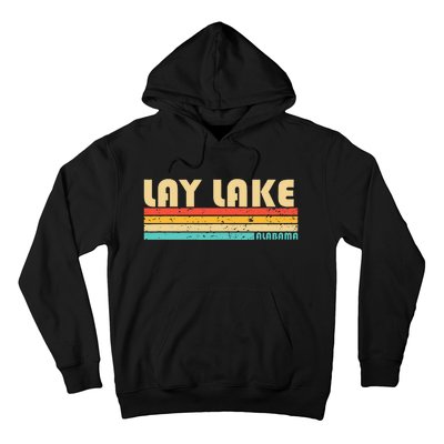 Lay Lake Alabama Funny Fishing Camping Summer Hoodie