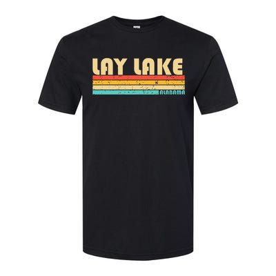 Lay Lake Alabama Funny Fishing Camping Summer Softstyle CVC T-Shirt