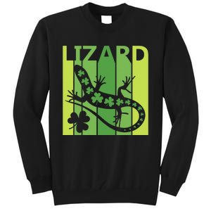 Lucky Lizard Animal St Patrick's Day Irish Gift Tall Sweatshirt