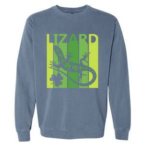 Lucky Lizard Animal St Patrick's Day Irish Gift Garment-Dyed Sweatshirt