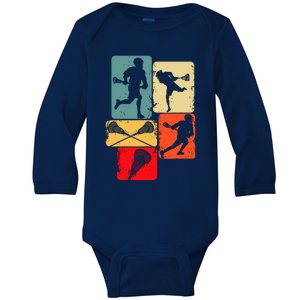 Lacrosse Baby Long Sleeve Bodysuit