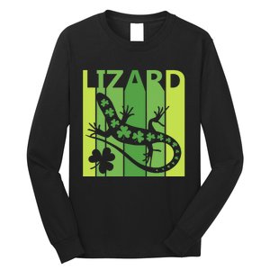 Lucky Lizard Animal St Patrick's Day Irish Gift Long Sleeve Shirt