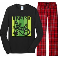 Lucky Lizard Animal St Patrick's Day Irish Gift Long Sleeve Pajama Set