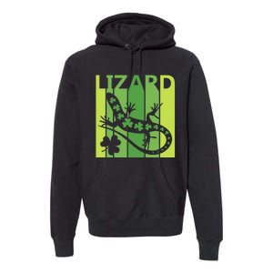 Lucky Lizard Animal St Patrick's Day Irish Gift Premium Hoodie