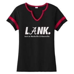 L.A.N.K Lost At Nashville & Knoxville Ladies Halftime Notch Neck Tee