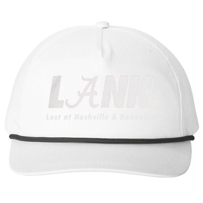 L.A.N.K Lost At Nashville & Knoxville Snapback Five-Panel Rope Hat